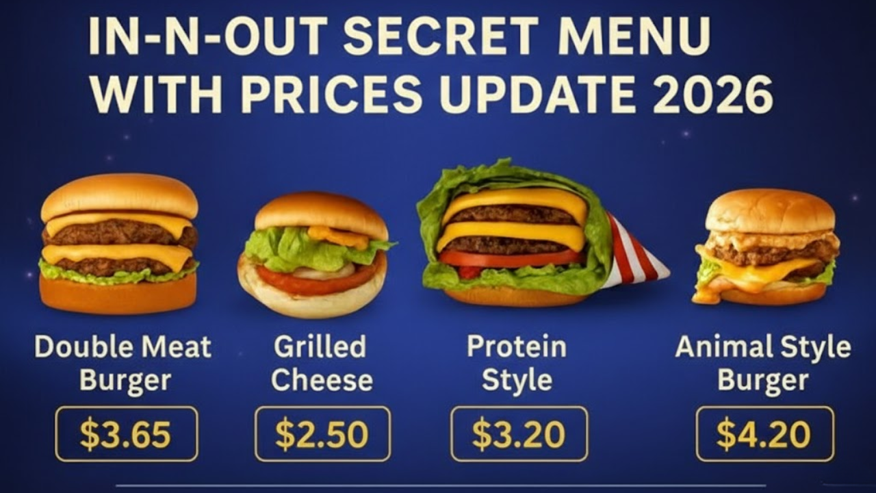 In-N-Out Menu Prices 2026