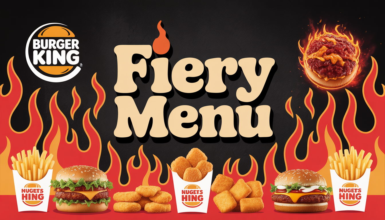 Burger King Fiery Menu With Prices (USA 2026 Guide)