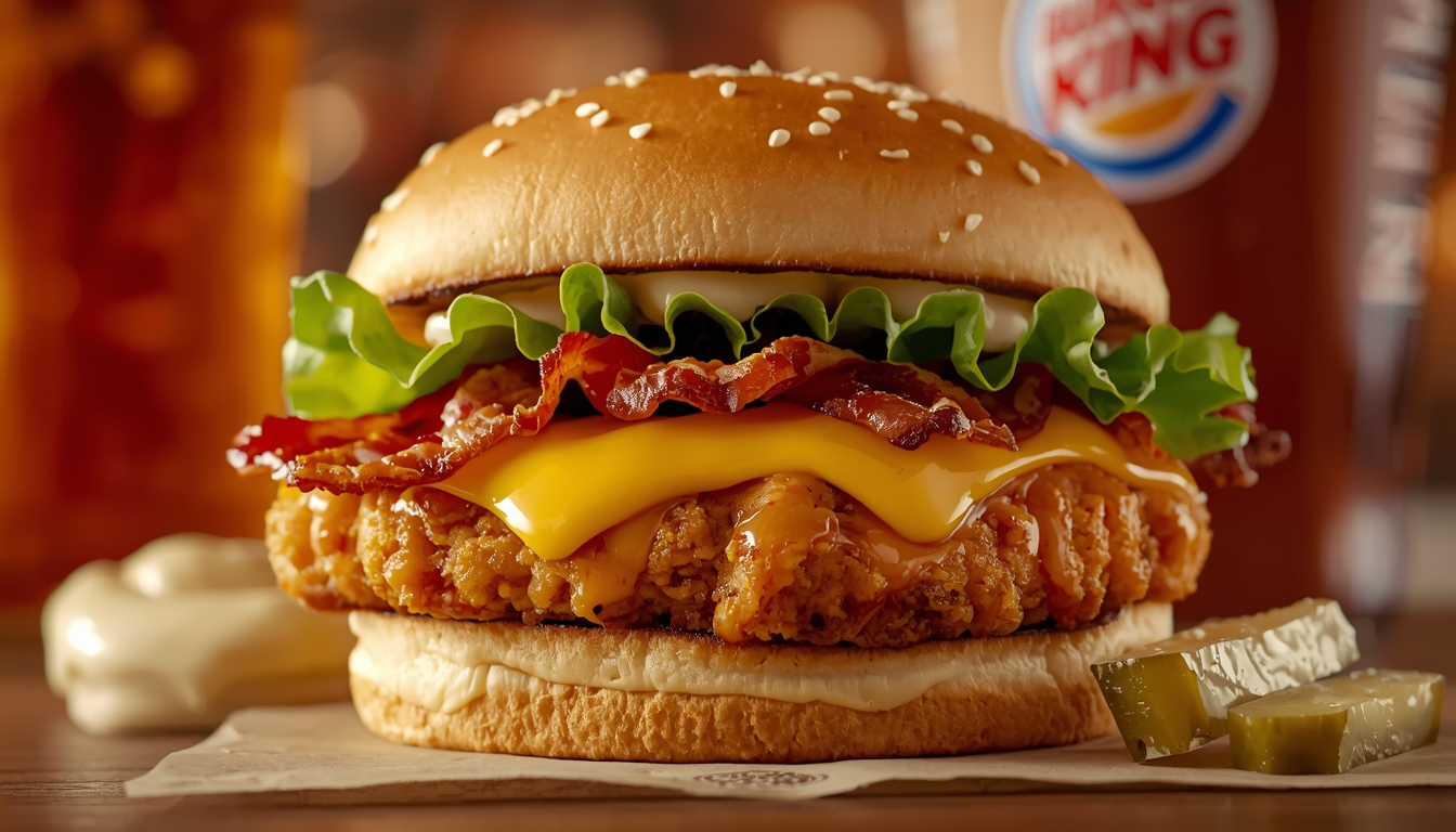 Burger King Spicy Crispy Chicken Sandwich with Bacon (Canada) – Price, Calories & Nutrition