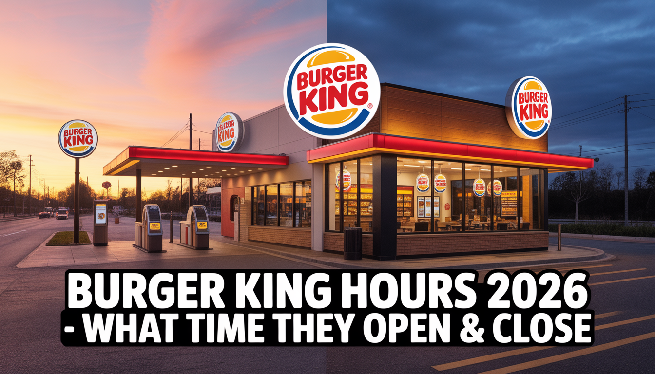 Burger King Hours 2026 – What Time Does BK Open & Close?